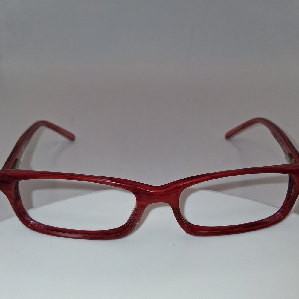 Ray-Ban Eyeglasses RB 5080 2090 Red Rectangular Frames 49-15-140 FRAMES ONLY